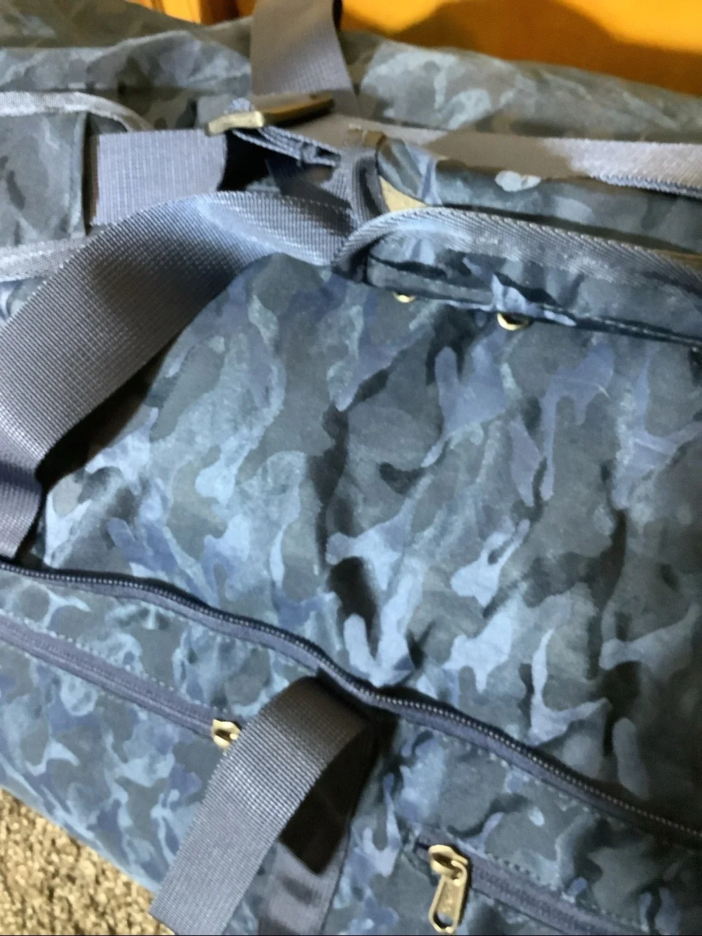 Gonex navy large collapsible duffle bag
